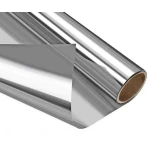 Folie Reflexiva protectie Geamuri montare pe interior cu efect de oglinda si protectie solara UV Argintie 45 x 300 cm