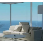Folie Reflexiva protectie Geamuri montare pe interior cu efect de oglinda si protectie solara UV Argintie 45 x 300 cm