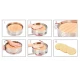Forma Ajustabile 24-30 cm MARE feliere blat tort