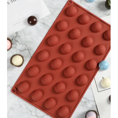 Forma De Silicon Semisfera Cu 24 De Cavitati