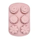 Forma din silicon pentru 6 briose modele diferit