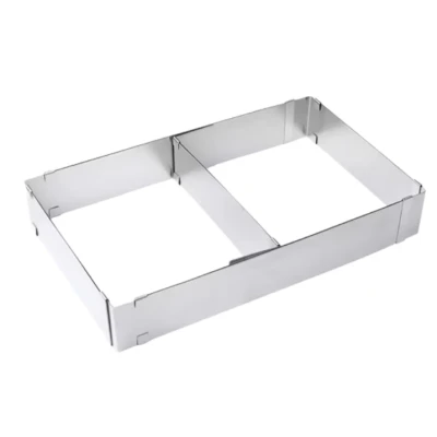 Forma dreptunghiulara pentru tort reglabila de 28 - 53 cm H-8CM