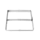 Forma dreptunghiulara pentru tort reglabila de 28 pana la 53 cm H-8CM