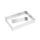 Forma dreptunghiulara pentru tort reglabila de 28 pana la 53 cm H-8CM