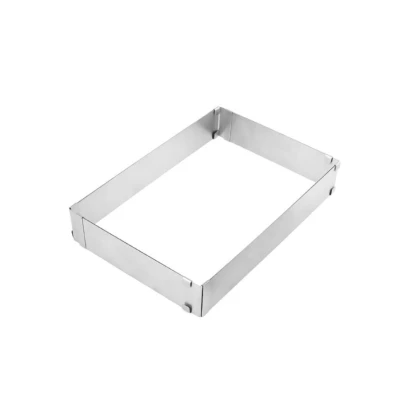 Forma dreptunghiulara pentru tort reglabila de 28 pana la 53 cm H-8CM
