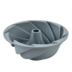 Forma pentru Copt Prajituri Tort Material Silicon Rotunda 22x9.5 cm 