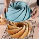 Forma pentru Copt Prajituri Tort Material Silicon Rotunda 22x9.5 cm