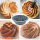 Forma pentru Copt Prajituri Tort Material Silicon Rotunda 22x9.5 cm
