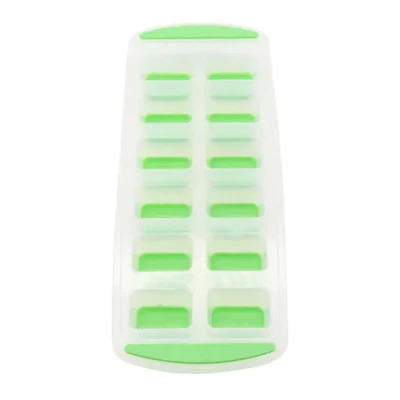 Forma pentru gheata reutilizabila din plastic verde