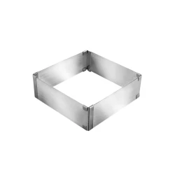 Forma pentru torturi Dreptunghiular reglabil 15-28 cm otel inoxidabil
