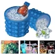 Frapiera gheata 2 IN 1 din silicon si forma pentru cuburi de gheata