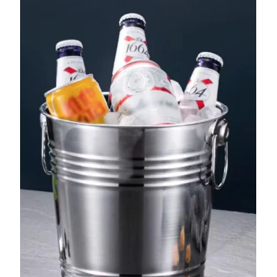 Frapiera inox penru gheata si bauturi cu manere laterale 6L tip GALEATA
