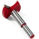 Freza cilindrica pentru lemn 30mm rosie