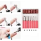Freza Unghii Roz include 5 pile 5 capete abrazive Viteza Reglabila Semiprofesionala ALIMENTARE USB