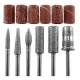 Freza Unghii Roz include 5 pile 5 capete abrazive Viteza Reglabila Semiprofesionala ALIMENTARE USB