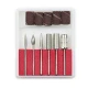 Freza Unghii Roz include 5 pile 5 capete abrazive Viteza Reglabila Semiprofesionala ALIMENTARE USB