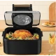 UB Friteuza Airfryer 3in1 capacitate 12L putere 1700W Digital Display Led Fara Ulei Touch Control 11 Programe Timer