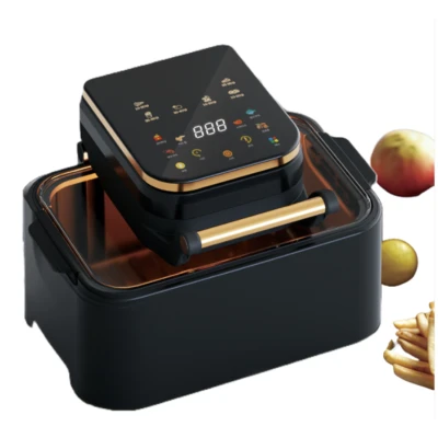 UB Friteuza Airfryer 3in1 capacitate 12L putere 1700W Digital Display Led Fara Ulei Touch Control 11 Programe Timer