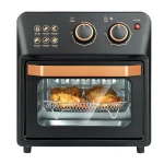 Friteuza cu aer cald retro (cuptor electric) cu prajitor de paine cuptor cu convectie de 12 l pentru casa