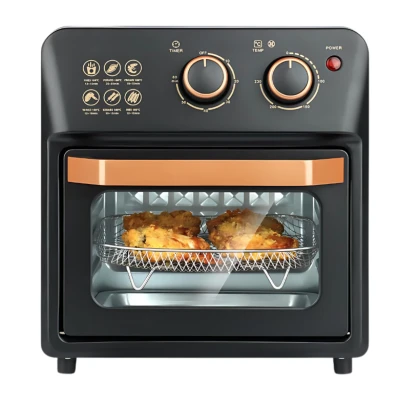Friteuza cu aer cald retro (cuptor electric) cu prajitor de paine cuptor cu convectie de 12 l pentru casa
