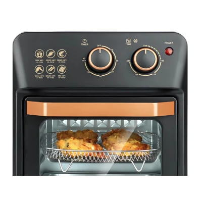 Friteuza cu aer cald retro (cuptor electric) cu prajitor de paine cuptor cu convectie de 12 l pentru casa