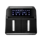Friteuza Dubla Fara Ulei Air Fryer afisaj digital 10L capacitate