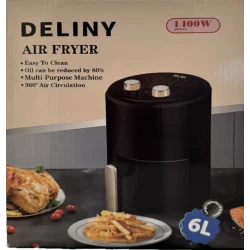 Friteuza fara ulei cu aer cald butoane reglaj Air Fryer 1400W 6L