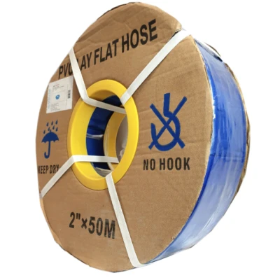 Furtun Apa Refulare Flat PVC 3 toli 50M Albastru MX391