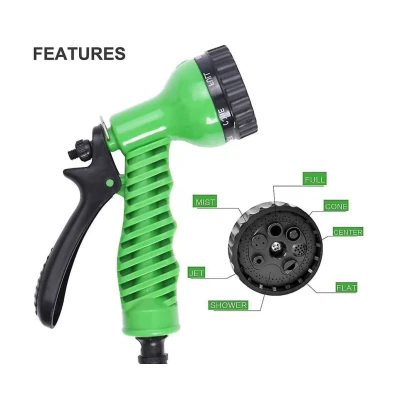 Furtun Extensibil Creponat 30m  verde 30m 100FT magic hose