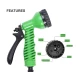 Furtun Extensibil Creponat 30m  verde 30m 100FT magic hose