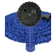 Furtun extensibil pentru gradina 15 m cu pistol de udat albastru