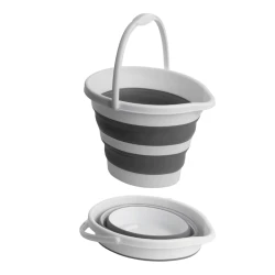 Galeata pliabila din silicon si plastic 10 L