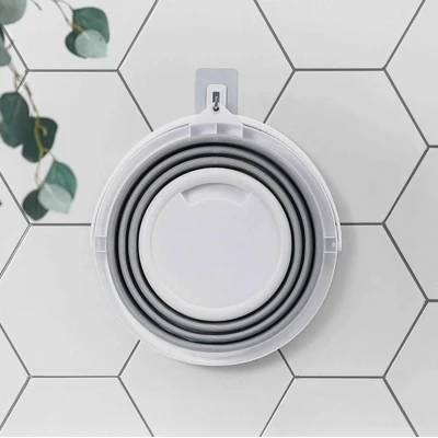 Galeata pliabila din silicon si plastic 10 L