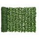 Gard 1m x 3m lungime cu frunze artificiale verde decoractiv