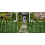 Gard 1m x 3m lungime cu frunze artificiale verde decoractiv 