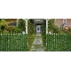 Gard 1m x 3m lungime cu frunze artificiale verde decoractiv