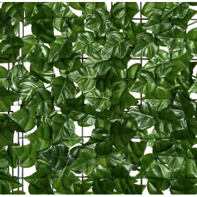 Gard 1m x 3m lungime cu frunze artificiale verde decoractiv