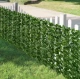 Gard 1m x 3m lungime cu frunze artificiale verde decoractiv