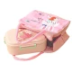 Geanta de pranz termica din panza Pink Bunny