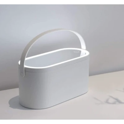 Geanta portabila make-up cu led si oglinda