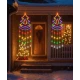 Ghirlanda luminoasa colorata tip BRAD lungime 160 cm cu 60LED alimentare la priza multicolor