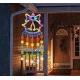 Ghirlanda luminoasa colorata tip CLOPOTEL lungime 160 cm cu 60LED alimentare la priza multicolor