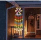 Ghirlanda luminoasa colorata tip FULG lungime 160 cm cu 60LED alimentare la priza multicolor