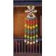 Ghirlanda luminoasa colorata tip FULG lungime 160 cm cu 60LED alimentare la priza multicolor
