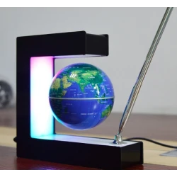 Glob pamantesc magnetic plutitor cu iluminare LED si PIX