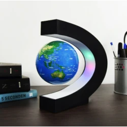 Glob pamantesc magnetic si plutitor ce leviteaza iluminare LED