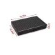 Gratar portabil tip valiza pentru gradina camping plaja din metal negru 27cmx35cmx23cm