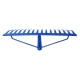 Grebla metal cu 16 dinti albastra MX339