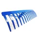Grebla metal cu 16 dinti albastra MX339