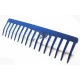 Grebla metal cu 16 dinti albastra MX339